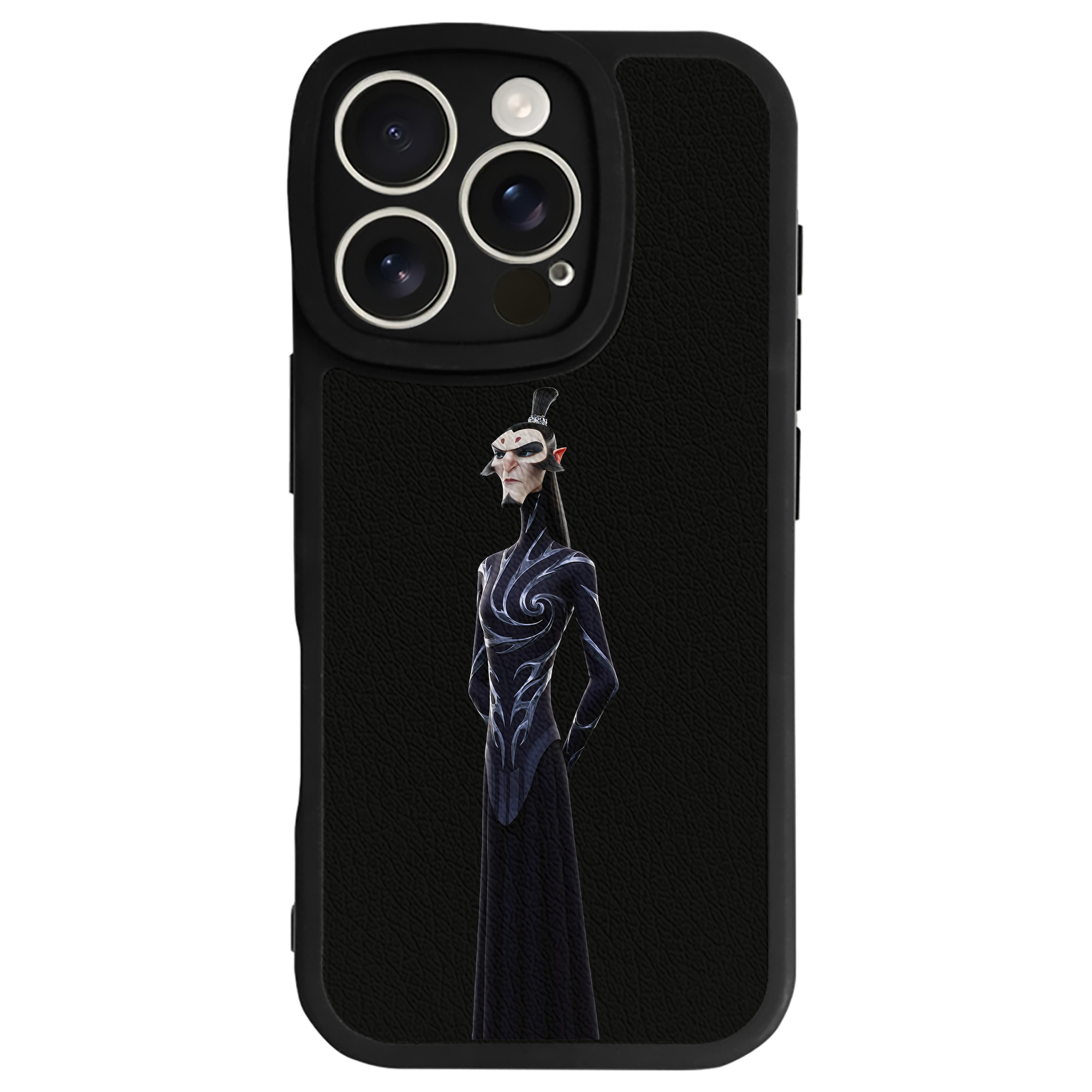 （画像用） Ne Zha 2 ナタ 魔童の大暴れ 【iPhone 16シリーズ対応】シリコンスマホケース（レザー調） 材質：シリコン